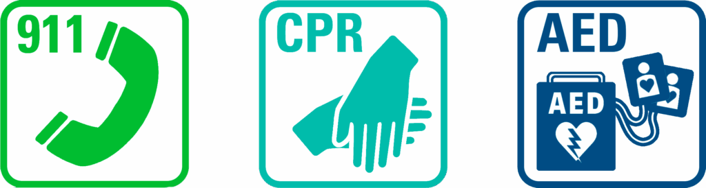 911-CPR-AED via colors - spaced